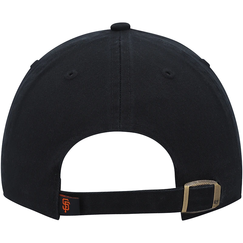 Youth '47 Black San Francisco Giants Clean Up Adjustable Hat