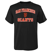 Youth Black San Francisco Giants Heart & Soul T-Shirt