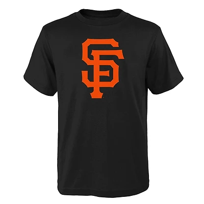 T-shirt noir de l'équipe principale avec logo des Giants San Francisco pour jeunes