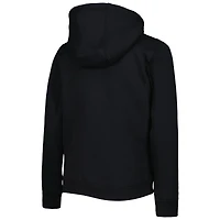 Youth Black San Francisco Giants Wordmark Full-Zip Fleece Hoodie