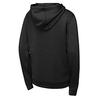 Youth Black San Francisco Giants Wordmark Full-Zip Fleece Hoodie
