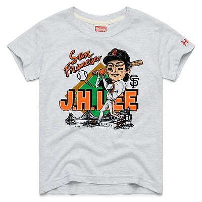 T-shirt graphique tri-blend hommage à Jung Hoo Lee Ash, joueur des Giants de San Francisco, pour jeunes