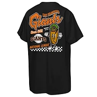 T-shirt Mitchell & Ness noir pour jeunes, San Francisco Giants, Cooperstown Concession