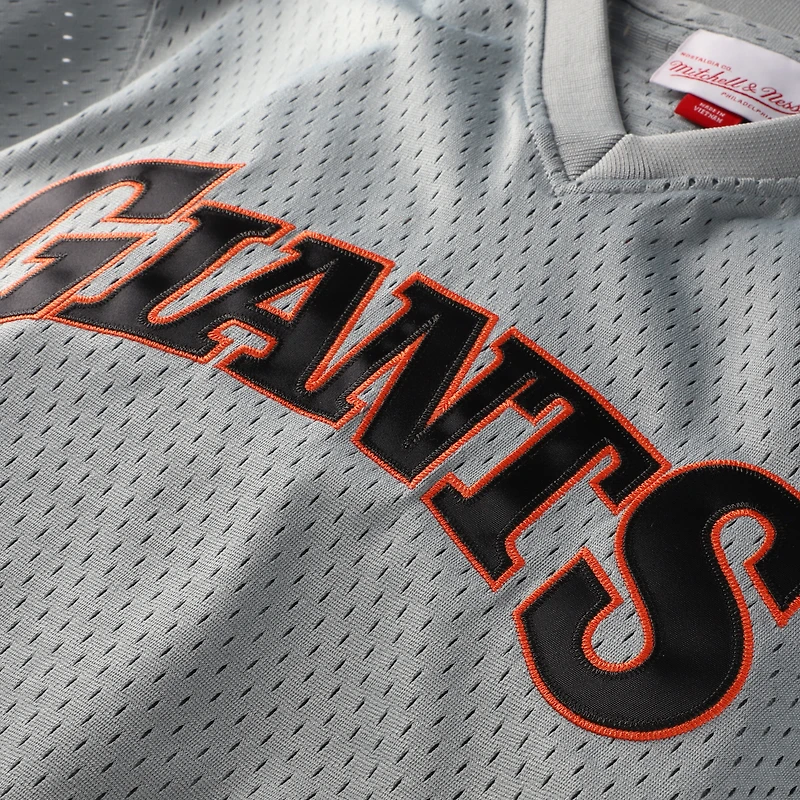 Youth Mitchell & Ness Will Clark Gray San Francisco Giants Cooperstown Collection Mesh Batting Practice Jersey