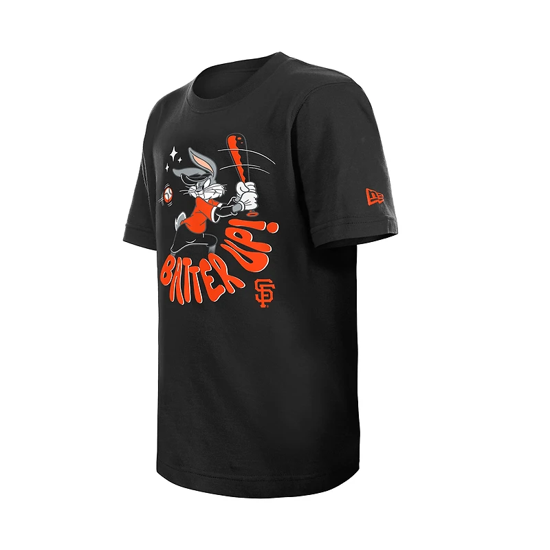Youth New Era Black San Francisco Giants Looney Tunes T-Shirt