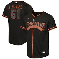 Youth Nike Jung Hoo Lee Orange San Francisco Giants Alternate Replica Jersey