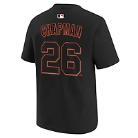 Youth Nike Matt Chapman Black San Francisco Giants Name & Number T-Shirt