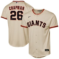 Maillot Nike Matt Chapman crème pour enfant, réplique domicile des Giants de San Francisco