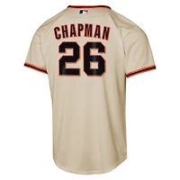 Maillot Nike Matt Chapman crème pour enfant, réplique domicile des Giants de San Francisco