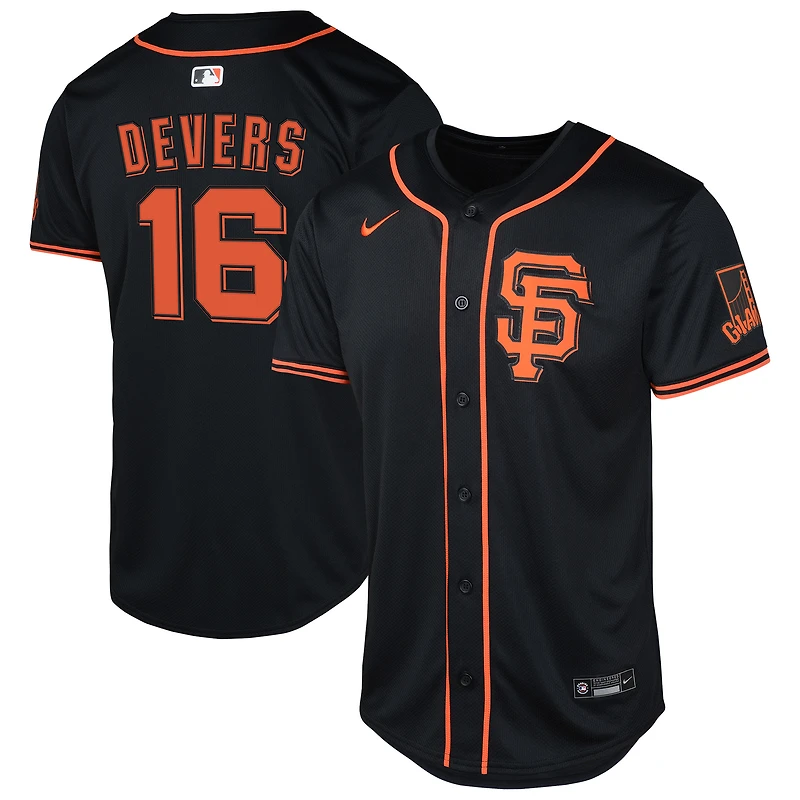 Youth Nike Rafael Devers Black San Francisco Giants Limited Jersey
