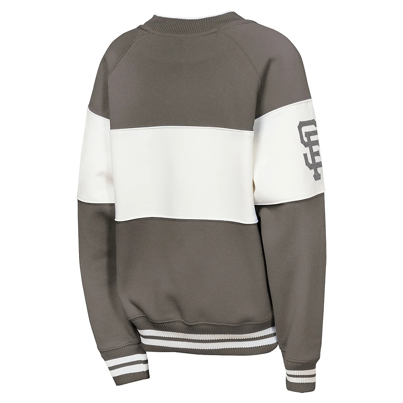Youth Outerstuff  Gray San Francisco Giants Ultimate Pastels On Base Sweatshirt