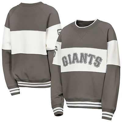 Youth Outerstuff  Gray San Francisco Giants Ultimate Pastels On Base Sweatshirt