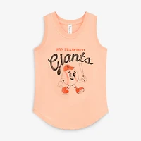 Youth Soft as a Grape  Orange San Francisco Giants Game Day Tank Top