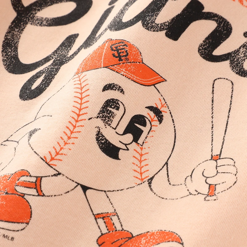 Youth Soft as a Grape  Orange San Francisco Giants Game Day Tank Top