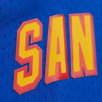 Men's Mitchell & Ness Wilt Chamberlain Royal San Francisco Warriors Hardwood Classics 1963/64 Swingman Jersey