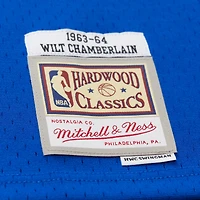 Men's Mitchell & Ness Wilt Chamberlain Royal San Francisco Warriors Hardwood Classics 1963/64 Swingman Jersey