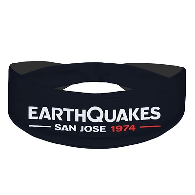 Bandeau rafraîchissant noir San Jose Earthquakes Alternate Logo