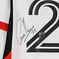 Maillot adidas blanc dédicacé Carlos Akapo des San Jose Earthquakes #29, utilisé lors du match de la saison 2024 de la MLS - Taille M