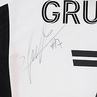 Maillot adidas blanc dédicacé Carlos Gruezo des San Jose Earthquakes, numéro 7, utilisé lors du match de la saison 2024 de la MLS - Taille S