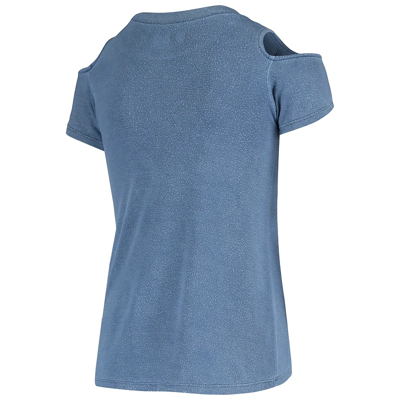 T-shirt à épaules dénudées bleu San Jose Earthquakes 5th & Ocean by New Era pour fille