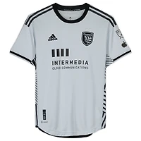 Jackson Yueill San Jose Earthquakes Autographed Match-Used #14 Gray Jersey from the 2023 MLS Season