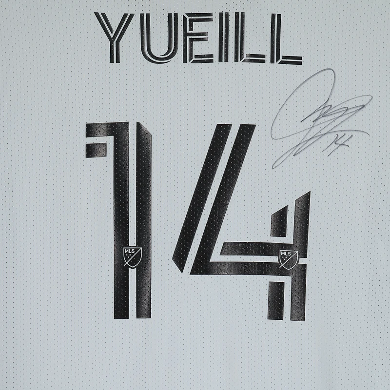 Jackson Yueill San Jose Earthquakes Autographed Match-Used #14 Gray Jersey from the 2023 MLS Season