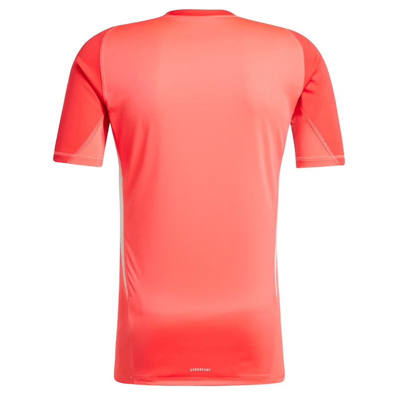 Maillot de gardien but adidas rouge San Jose Earthquakes 2025 pour homme