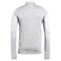 Haut d'entraînement à manches longues et quart de zip adidas Silver San Jose Earthquakes 2025 AEROREADY pour homme