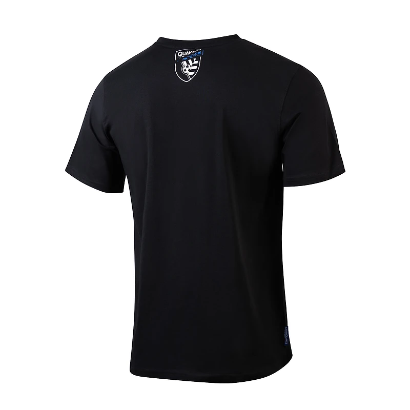 T-shirt décontracté noir pour homme, motif sportif, Suède, San Jose Earthquakes, jour de match