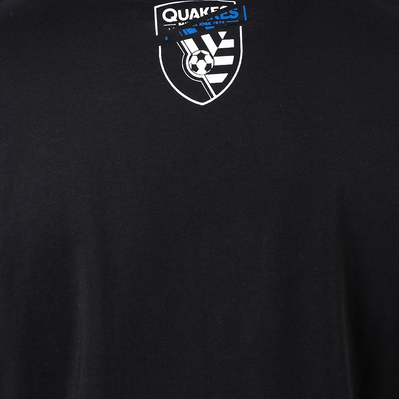 T-shirt décontracté noir pour homme, motif sportif, Suède, San Jose Earthquakes, jour de match