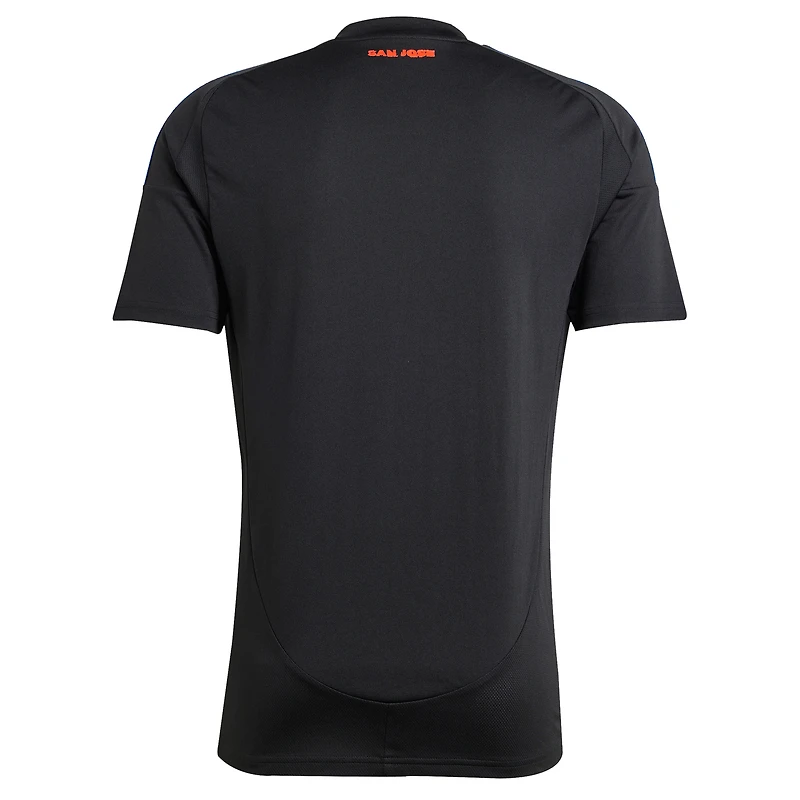 Maillot réplique noir pour homme des San Jose Earthquakes 2025 Headliner adidas