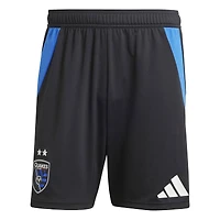 Men's adidas  Black San Jose Earthquakes Home 2025 Headliner Authentic Shorts