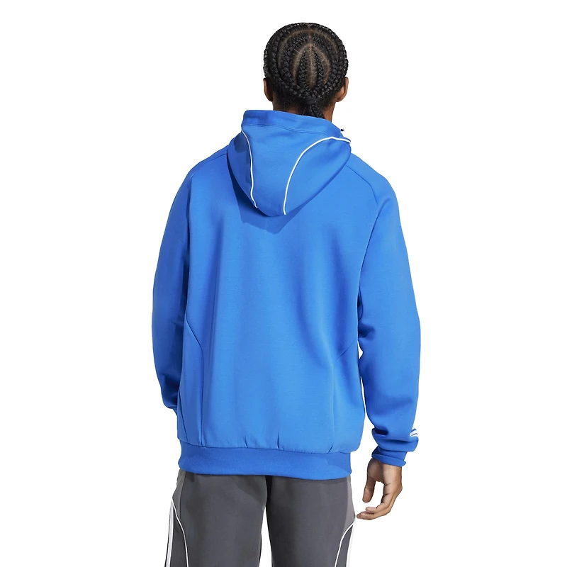 Sweat à capuche adidas bleu San Jose Earthquakes 2025 Travel pour homme
