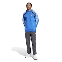 Sweat à capuche adidas bleu San Jose Earthquakes 2025 Travel pour homme