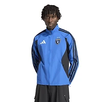 Men's adidas  Blue San Jose Earthquakes 2026 Anthem Raglan Full-Zip Jacket
