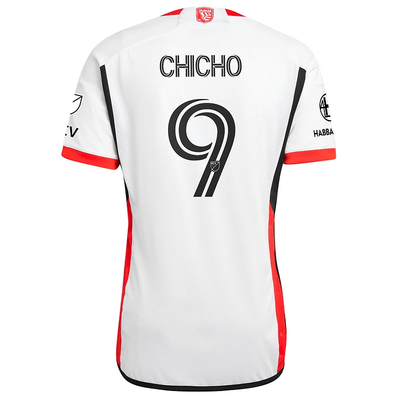 Maillot de joueur authentique adidas Cristian Arango pour homme, blanc, San Jose Earthquakes 2025 The 50 Kit