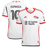 Men's adidas Cristian Espinoza White San Jose Earthquakes 2025 The 50 Kit Authentic Player Jersey