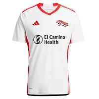 Maillot adidas pour homme Hernán López blanc San Jose Earthquakes 2025 The 50 Kit Replica Player
