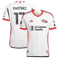 Maillot de joueur authentique adidas Josef Martinez pour homme, blanc, San Jose Earthquakes 2025 The 50 Kit