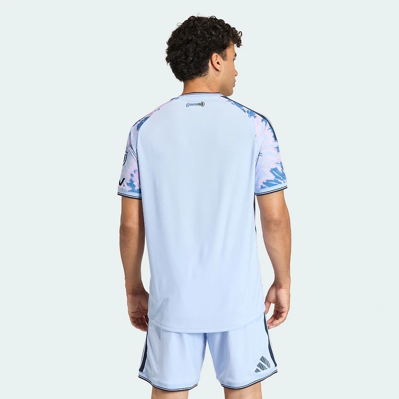 Maillot authentique adidas San Jose Earthquakes 2026 The Dead Kit bleu clair pour homme