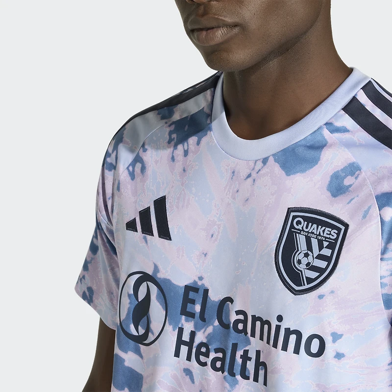 Men's adidas Light Blue San Jose Earthquakes 2026 The Dead Kit Replica Jersey