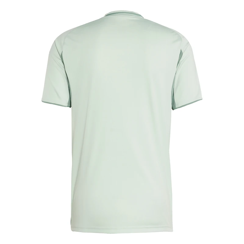 Men's adidas Light Green San Jose Earthquakes 2025 One Planet Pre-Match Top