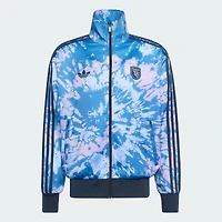 Veste de survêtement zippée adidas Originals bleue San Jose Earthquakes 2026 Grateful Dead pour homme