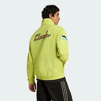 Veste zippée intégrale adidas Originals verte pour homme, collection Archive 2025, San Jose Earthquakes