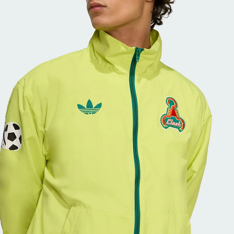 Men's adidas Originals Green San Jose Earthquakes 2025 Archive Collection Anthem Full-Zip Jacket