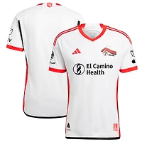 Maillot authentique adidas San Jose Earthquakes 2025 The 50 Kit pour homme Blanc