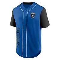 Maillot de baseball Fanatics Royal San Jose Earthquakes Balance Fashion pour hommes