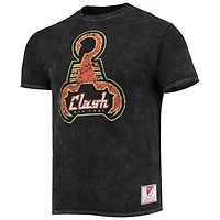 T-shirt Mitchell & Ness San Jose Clash Since '96 Mineral Wash noir pour homme