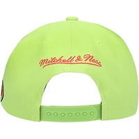 Casquette Mitchell & Ness pour homme verte San Jose Clash Historic Logo Since '96 Foundation Script Snapback