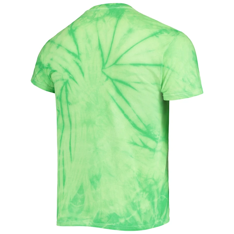 T-shirt vert tie-dye San Jose Clash Since '96 Mitchell & Ness pour homme